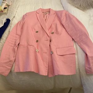 MICHAEL Michael Kors Pink Linen Blazer